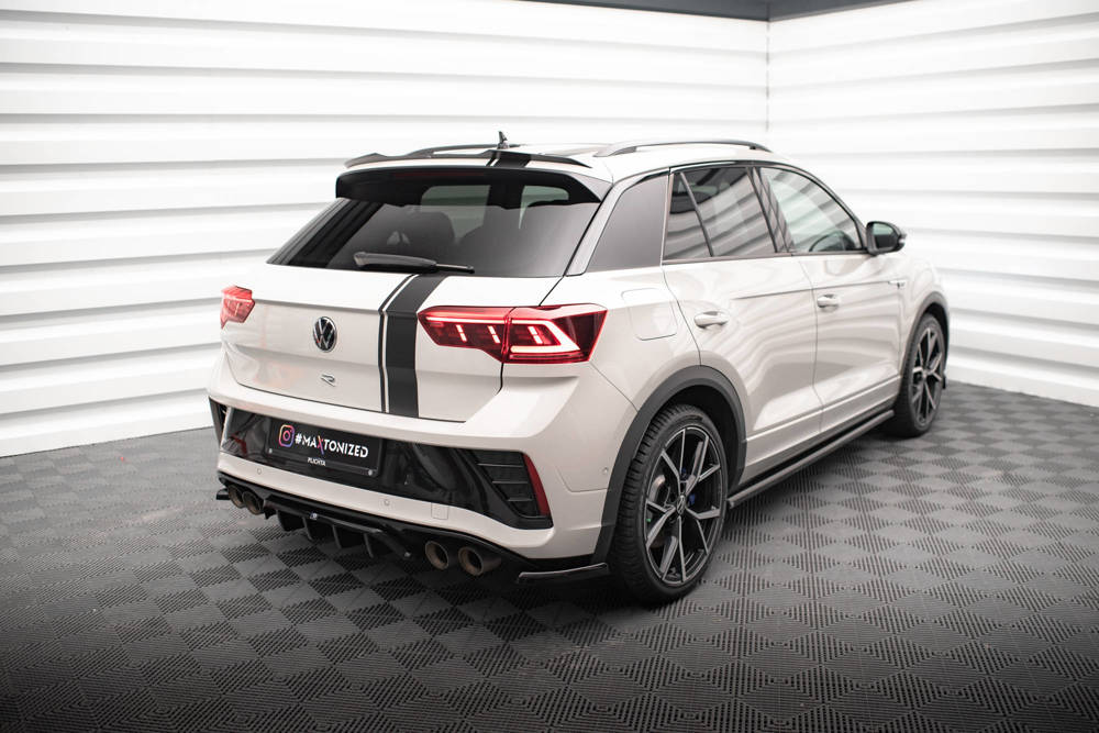 Spoiler passend voor Volkswagen T-Roc R FL Maxton Glans Zwart