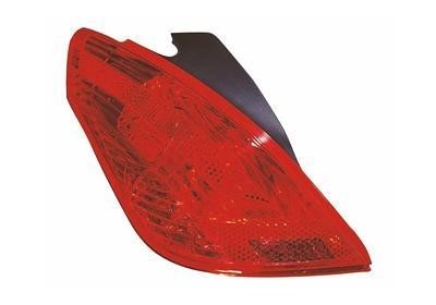 achterlicht, incl fittingdeel, rechts Peugeot 308, 2007-2011