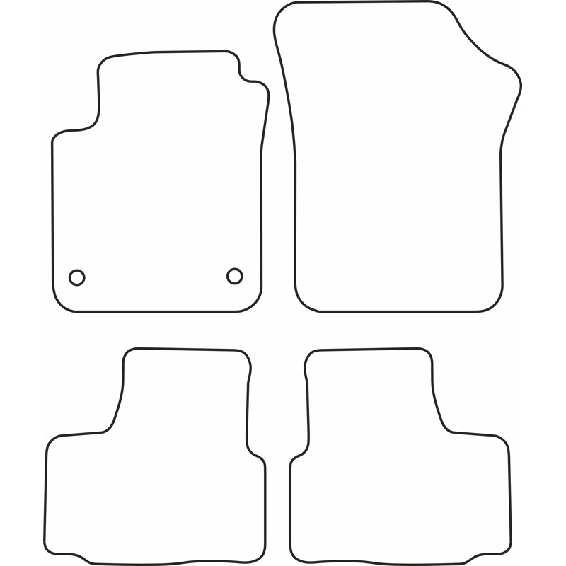 Automatten  Volkswagen Up 2011-