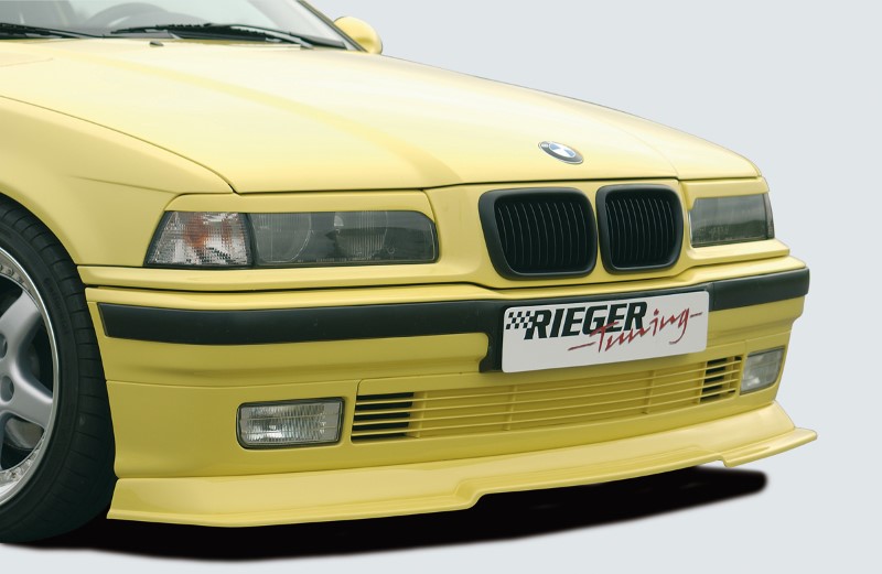 Voorspoiler BMW E36 Polyester met carbon oppervlakte Rieger