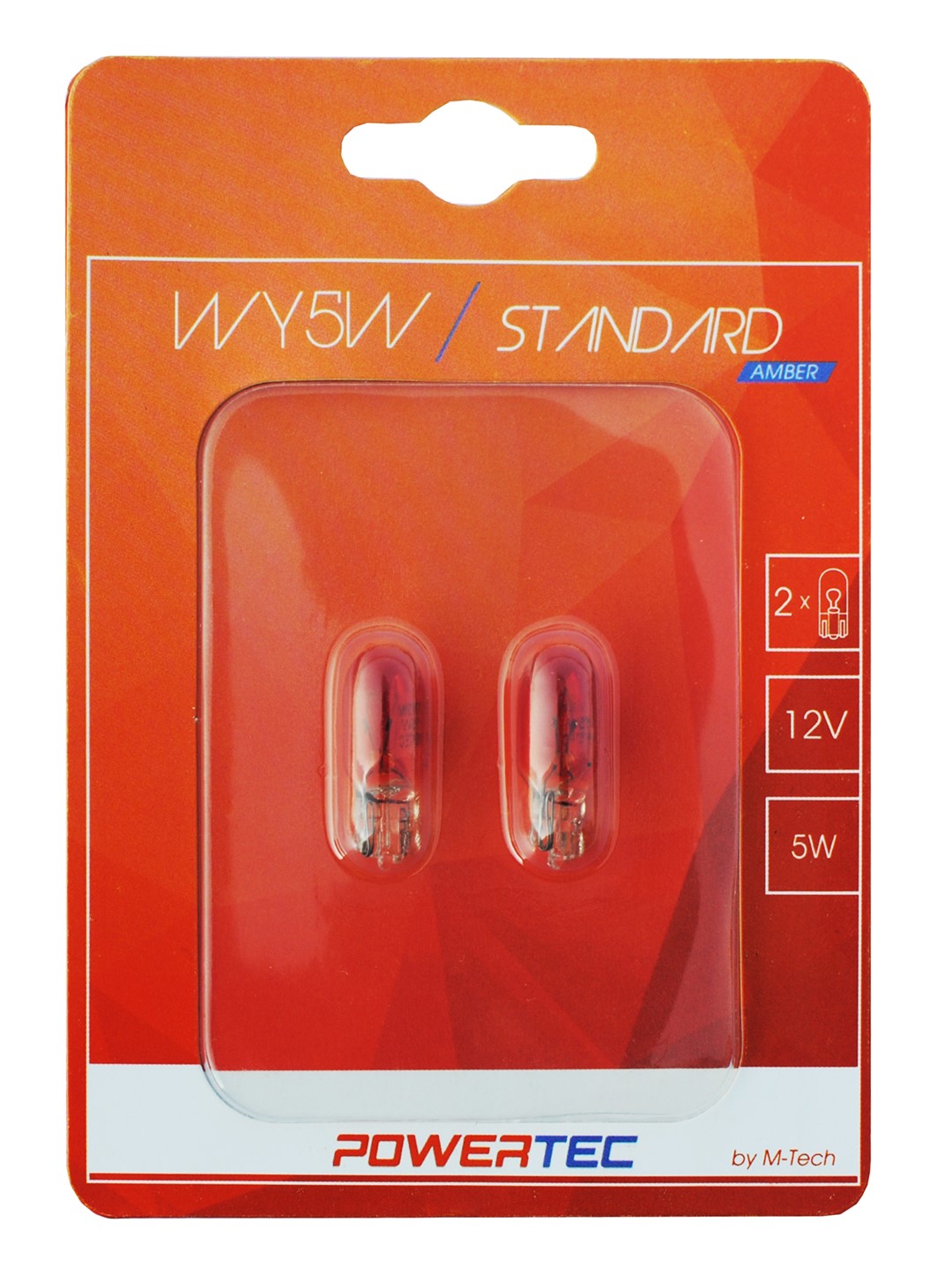 Halogeen T10 W5W Amber 12V 5W Powertec