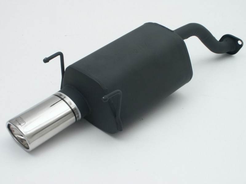 Einddemper Honda Civic 1992-1996 RVS eindstuk 120x80mm Ovaal