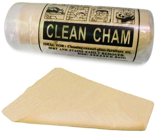 Clean Chem Polijst, poets en schoonmaak doek. Geel