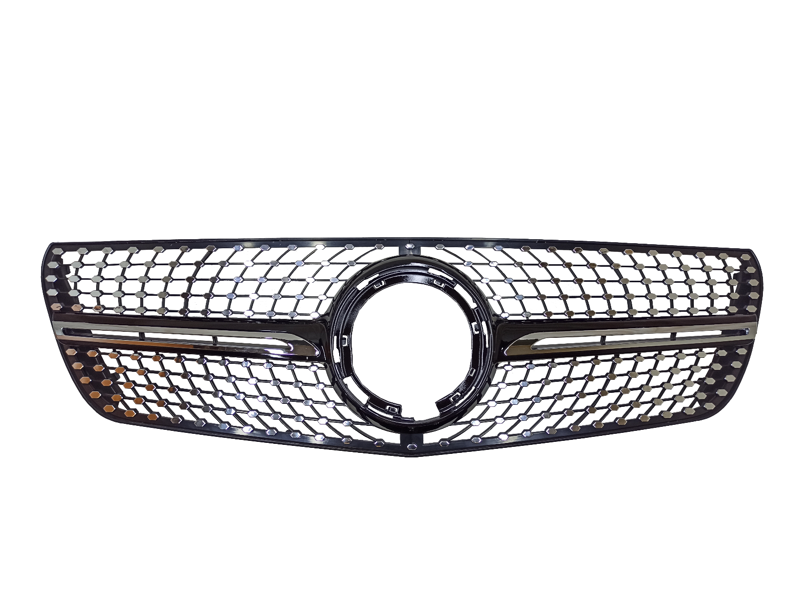 Grill Mercedes V-Class W447 Vito (2019-...) Diamond Zwart/Chroom