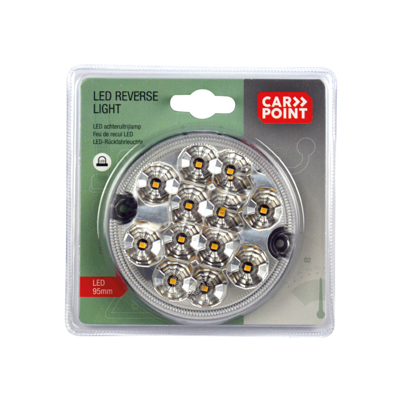 Carpoint LED Achteruitrijlamp Rond
