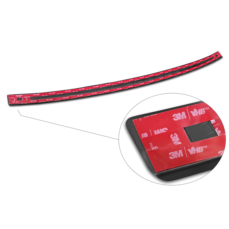 Zwart RVS Achterbumperprotector  Mitsubishi Eclipse Cross PHEV Facelift 2021-