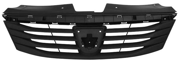 Radiator Grill DACIA LOGAN 08->> ZWART