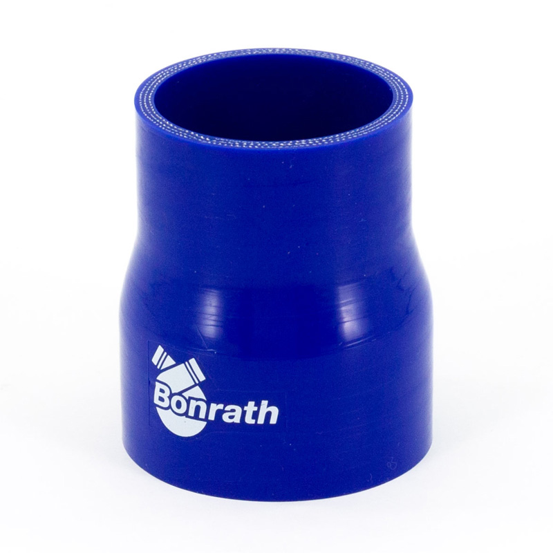 Bonrath Siliconen slang recht Reducer - Lengte:76mm - Ø80>51mm