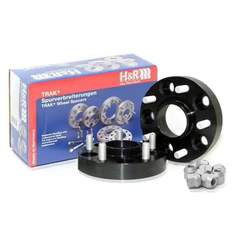 H&R DRM-Systeem Spoorverbreders 25mm 5x127 - Naaf 71,6mm - Boutmaat M14x1,5 -   Jeep - Zwart