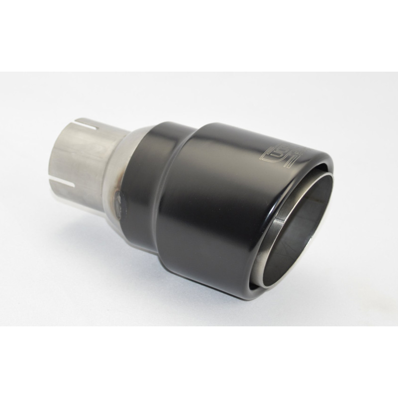 Ulter Sport Uitlaatsierstuk - 'Dual-Wall' Rond Ø101mm RS - Lengte 170mm - Montage ->55mm - RVS Zwart