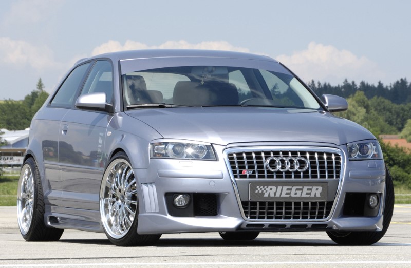 Voorbumper Audi A3 8P nieuw design SRA Rieger