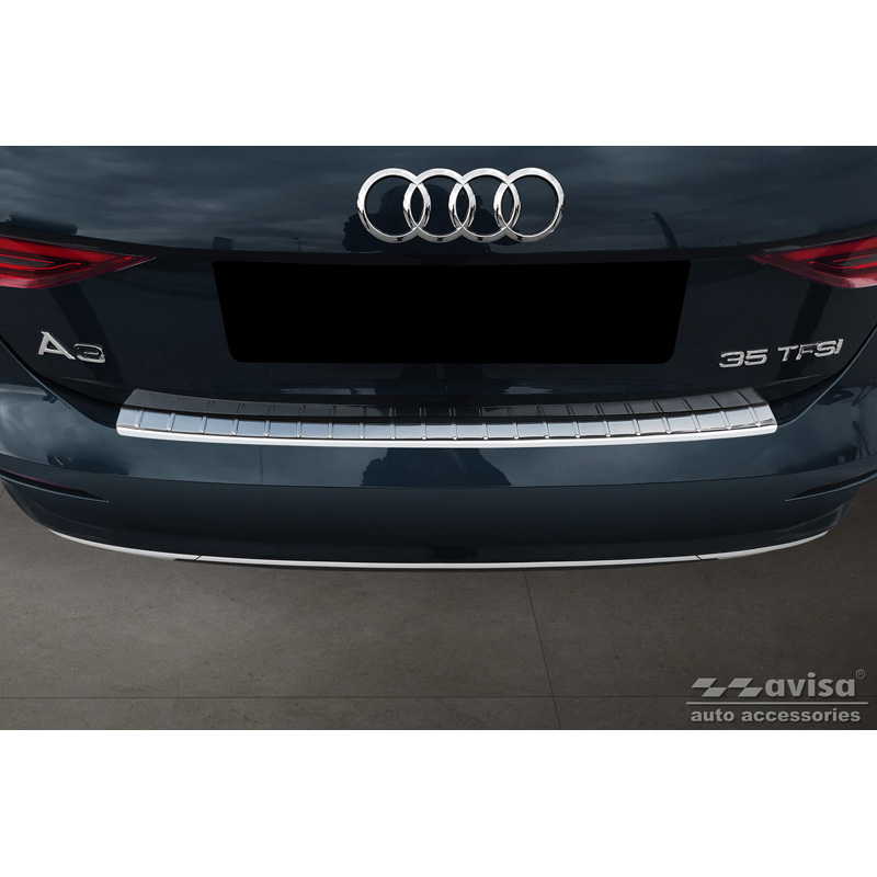 RVS Achterbumperprotector  Audi A3 (8Y) Sportback 2020- 'Ribs'