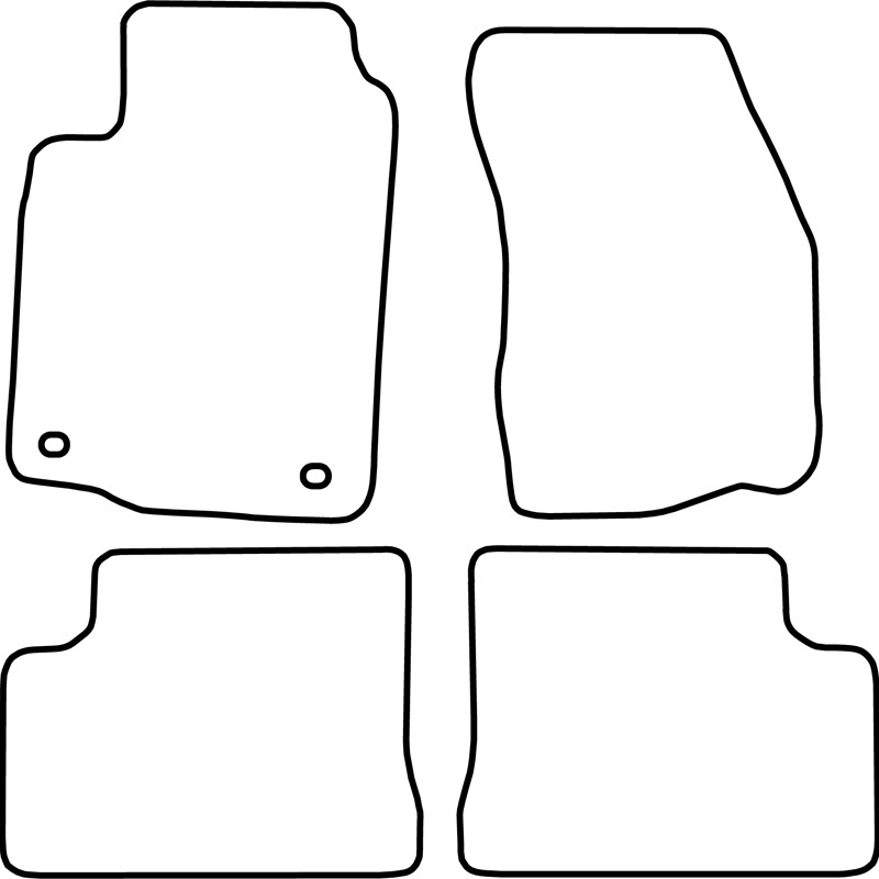 Automatten Velours  Mitsubishi Colt 1996-2004