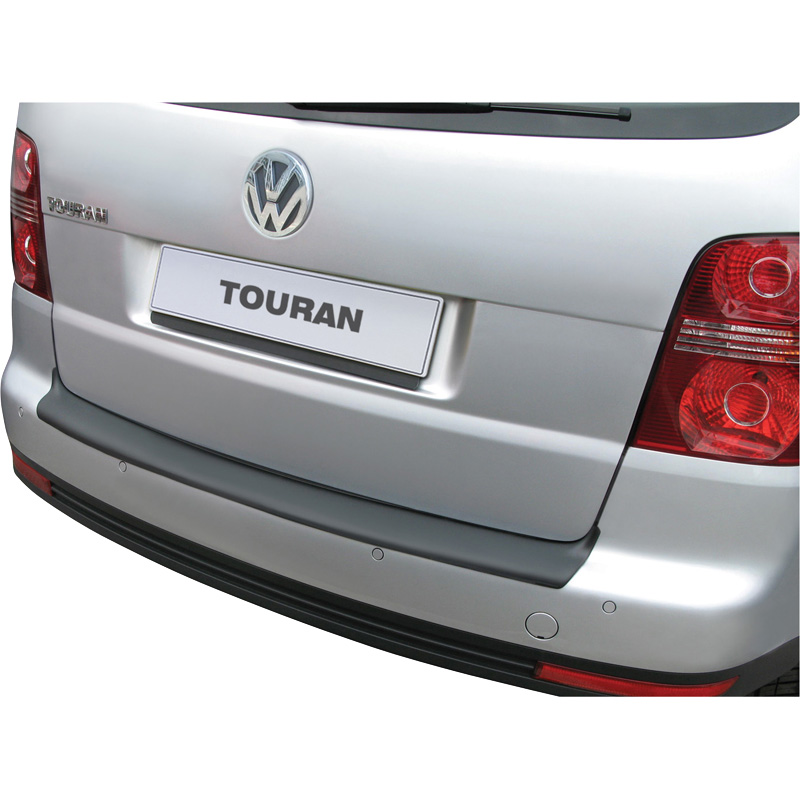 ABS Achterbumper beschermlijst  Volkswagen Touran 2003-2010 Zwart