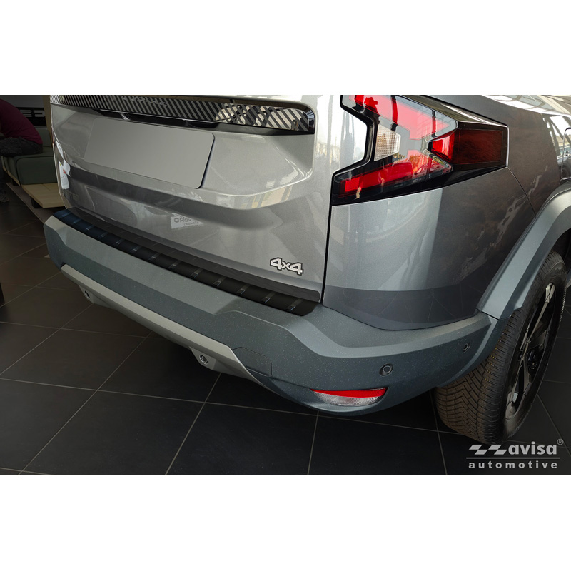 Avisa Matzwart RVS Achterbumperprotector  Dacia Bigster 2024- 'Ribs'