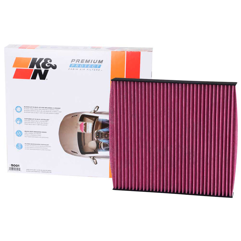 K&N Premium Single-Use Interieurluchtfilter  Volkswagen/Audi/Porsche diverse modellen (DVF5009)