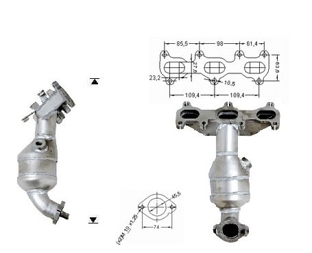 Hyundai XG 3.0i V6 2972 cc 141 Kw / 192 cv 6CT Magnaflow CAT Bou