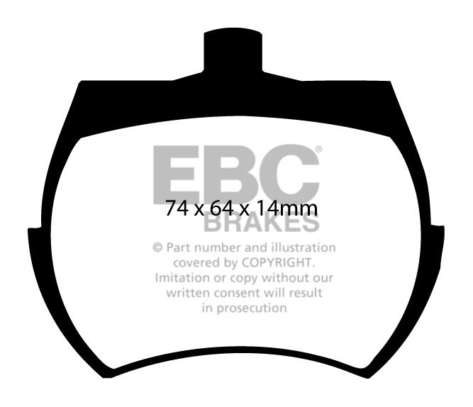 EBC Brakes AUSTIN Mini-Moke Remblokken voorzijde