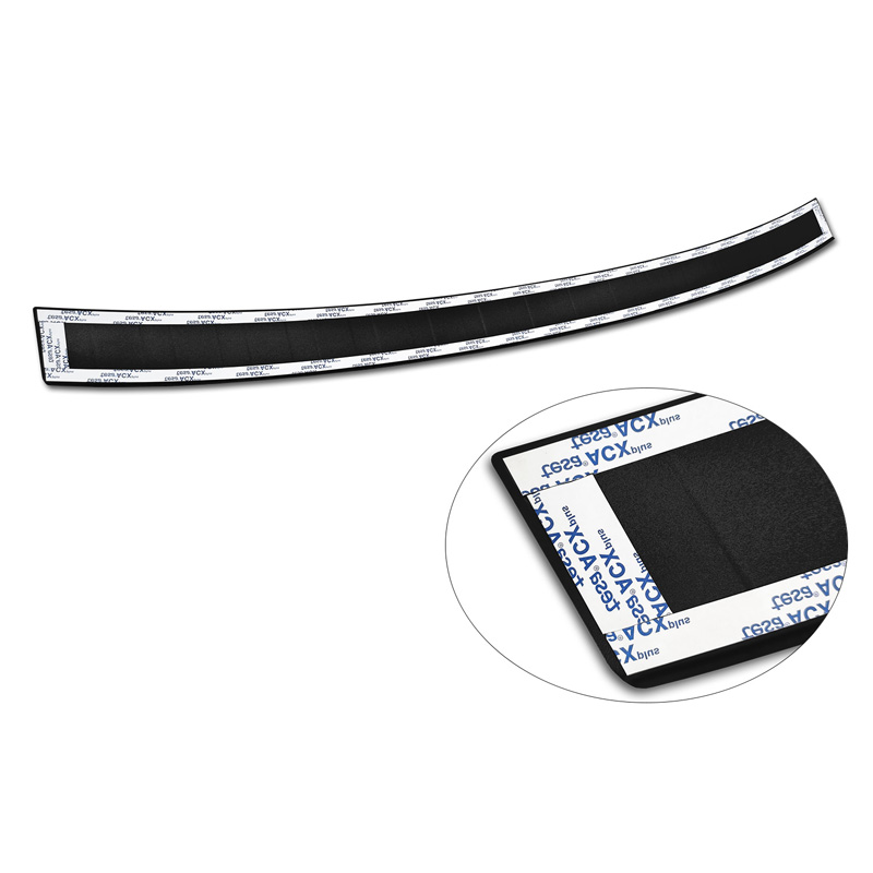 Matzwart RVS Achterbumperprotector  Volkswagen Tiguan II / Allspace incl. Facelift & R-Line 2016-2020 / 2020-2024 'Ribs'