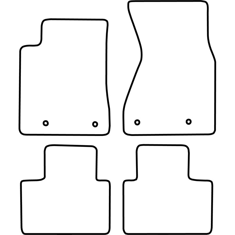 Automatten Velours  Audi A8 1994-2002