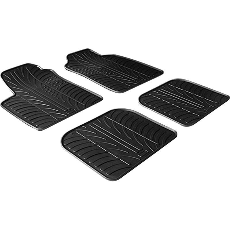 Rubbermatten  Fiat Panda 2003-2011 (T profiel 4-delig)