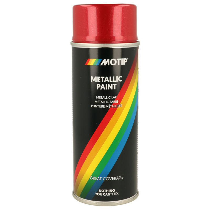 Motip Metallic Lak - Rood - 400ml