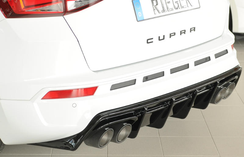 Diffusor Seat Ateca 5FP Cupra Rieger Glans Zwart