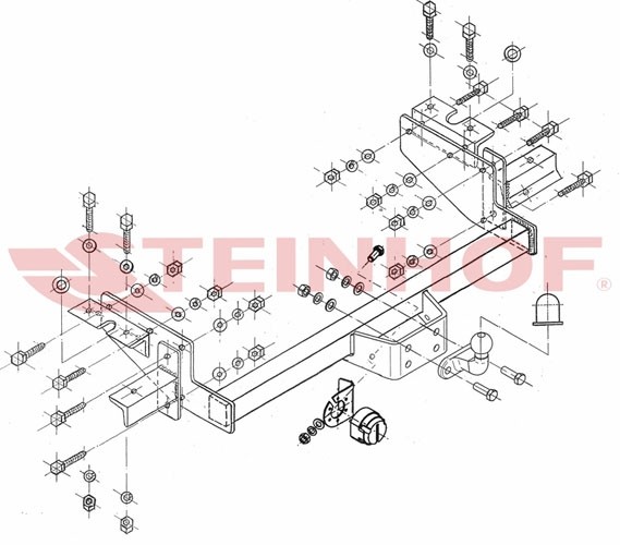 Trekhaak Fiat Ducato Pick-Up 03/1994-06/1999