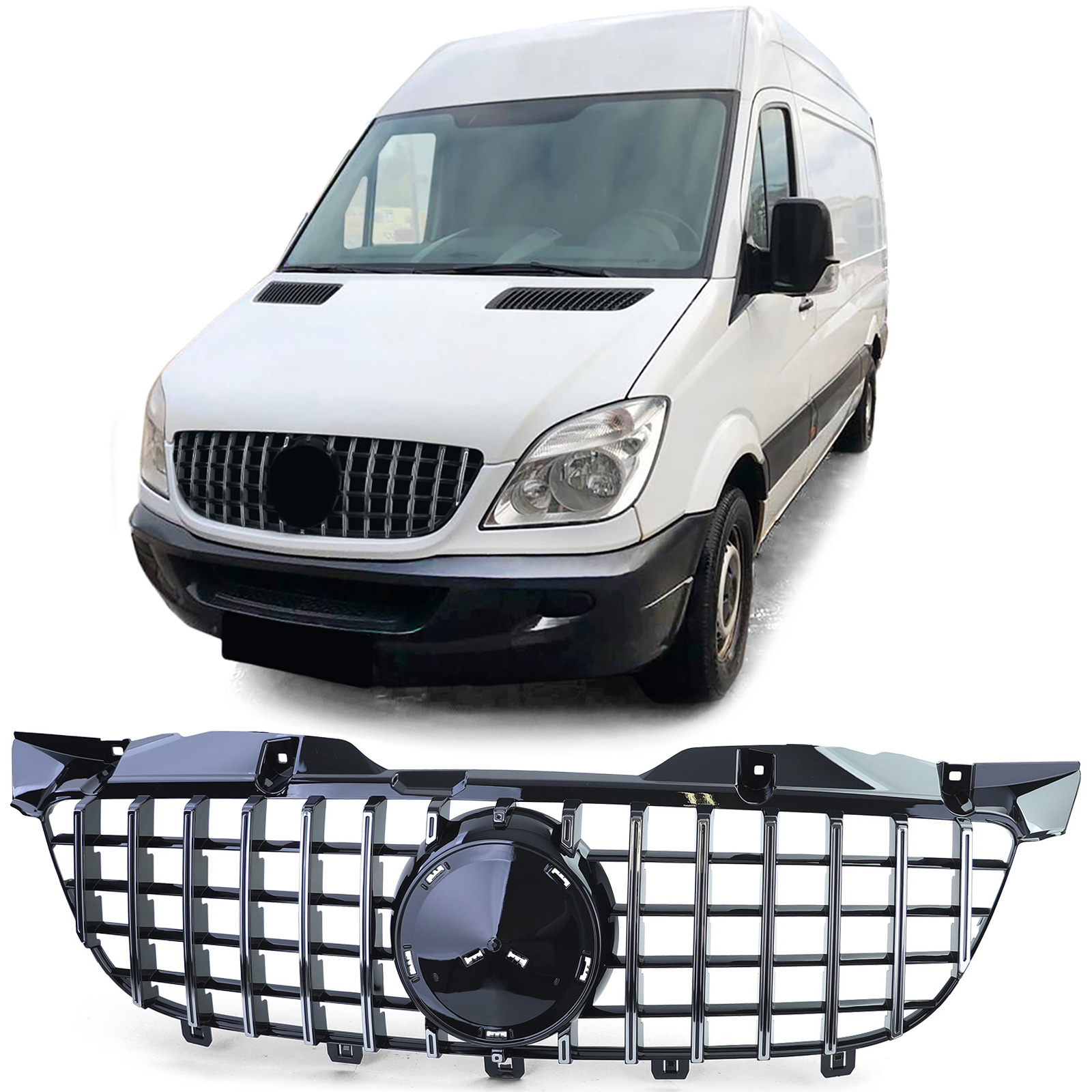 Grill Mercedes Sprinter W906 06-13 Chroom AMG Look