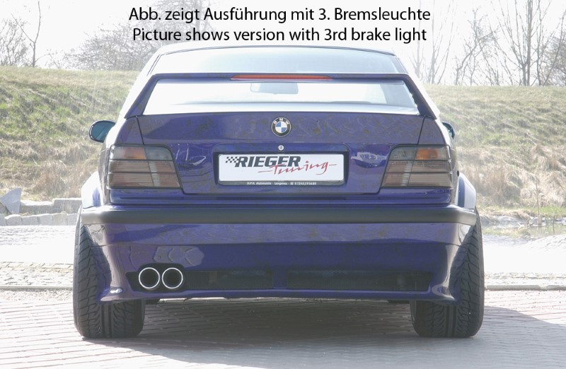 Achterspoiler BMW E36 Sedan Breedversie ll Riege