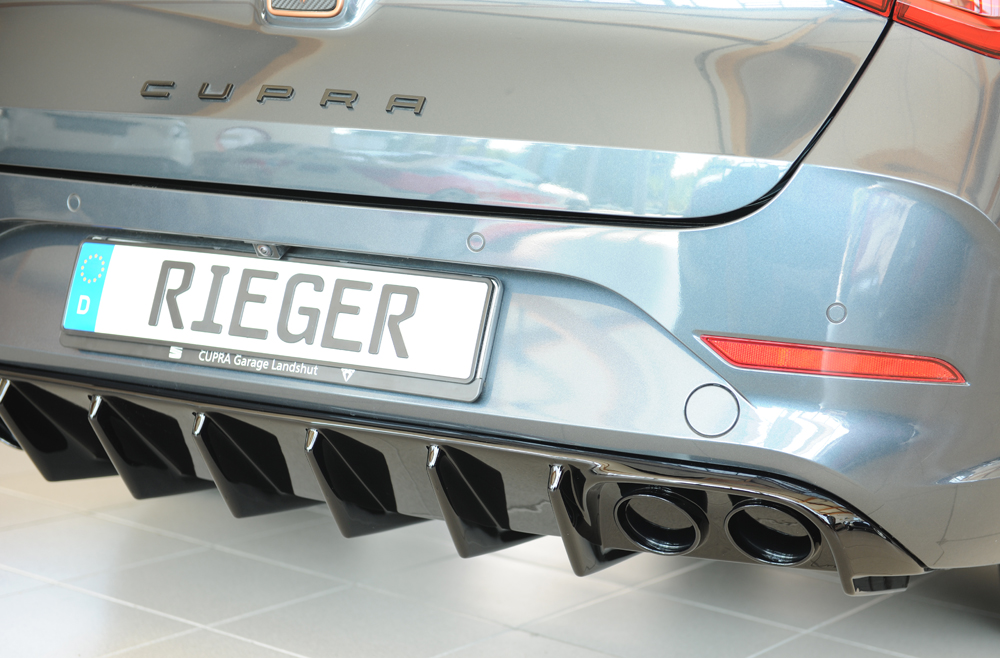 Diffuser Seat Leon KL ST/sportstourer 2020- Rieger glanzend zwart