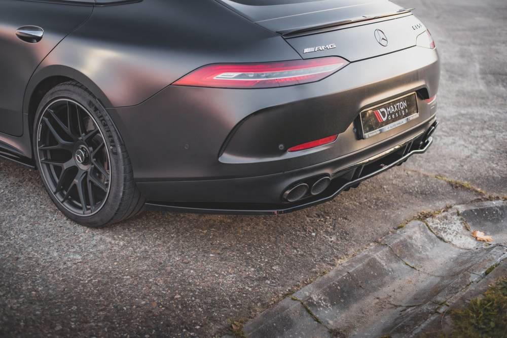 Achter Diffuser passend voor Mercedes-AMG GT 53 4 Deurs Coupe Glans Zwart